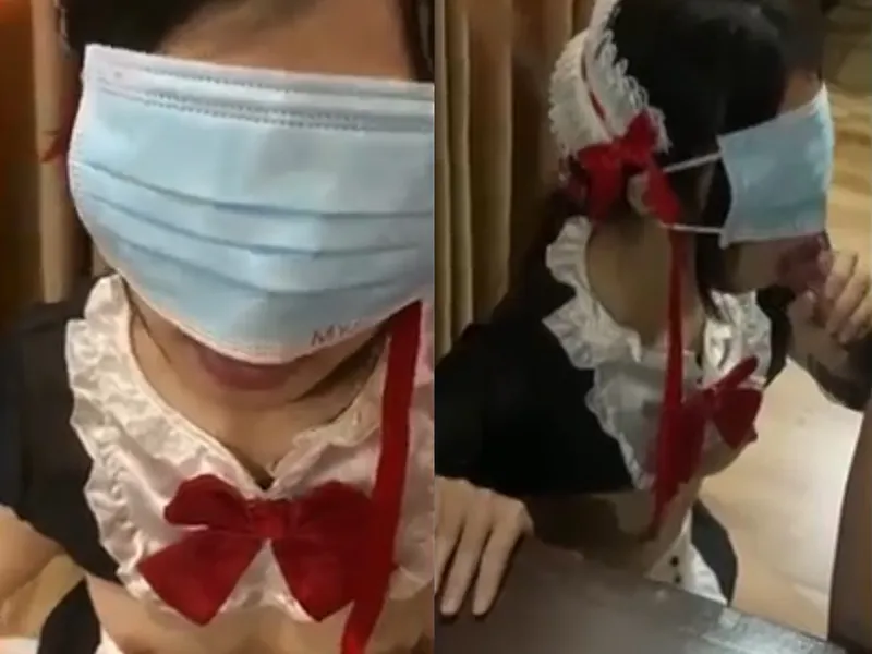 Gấu việt dâm cosplay nô lệ mút bú con cây hàng điêu luyện